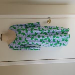 Persifor blue and green dress